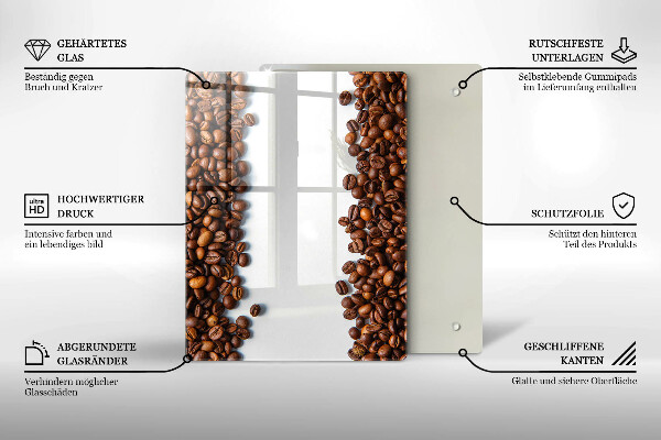 Herd schutzplatte Kaffeebohnen