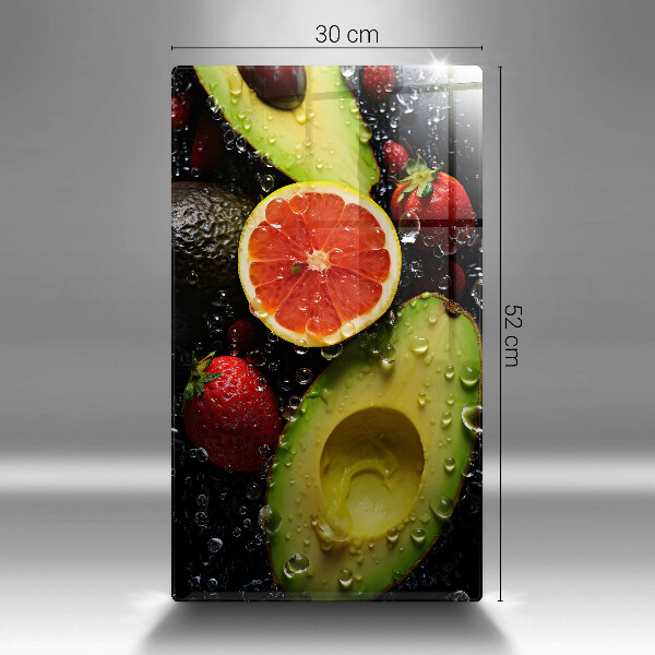 Herd schutzplatte Früchte und Gemüse