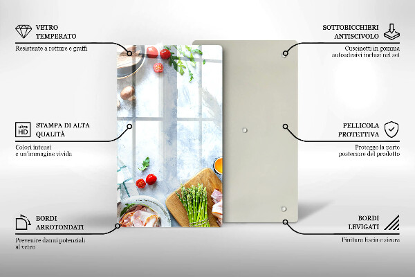 Herd schutzplatte Zutaten in der Küche