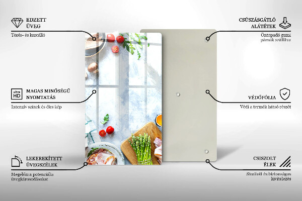 Herd schutzplatte Zutaten in der Küche