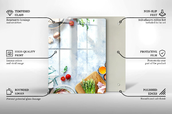 Herd schutzplatte Zutaten in der Küche