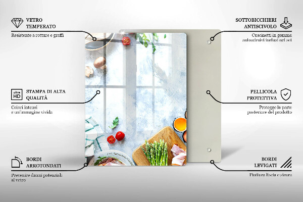 Herd schutzplatte Zutaten in der Küche