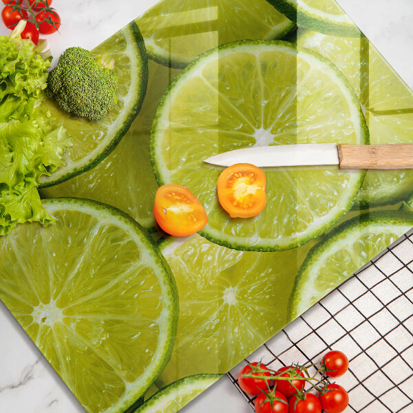 Abdeckung induktionskochfeld Limettenscheiben