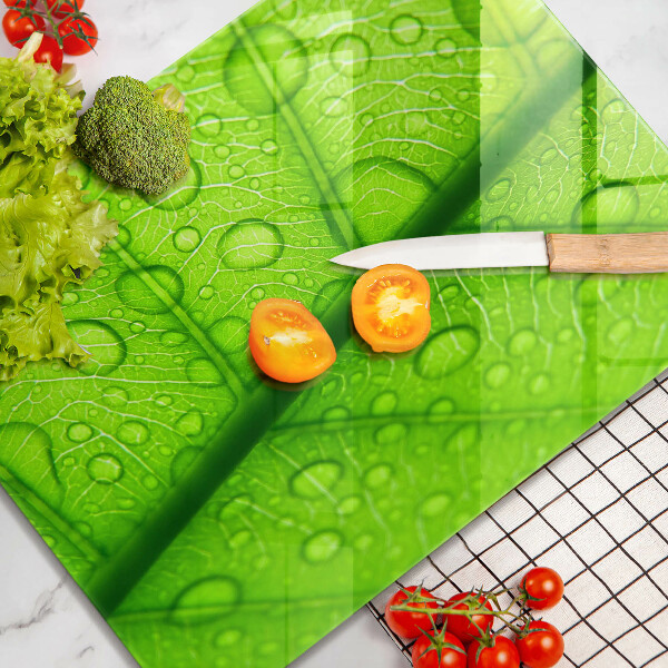 Abdeckung induktionskochfeld Nahaufnahme eines Blattes