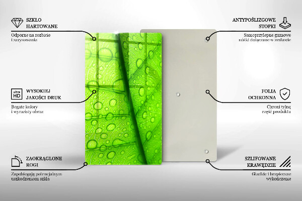 Abdeckung induktionskochfeld Nahaufnahme eines Blattes