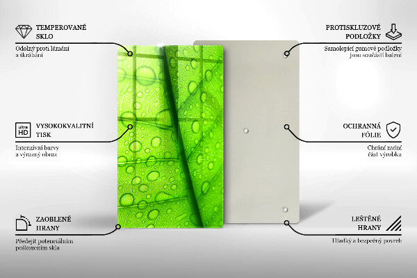 Abdeckung induktionskochfeld Nahaufnahme eines Blattes