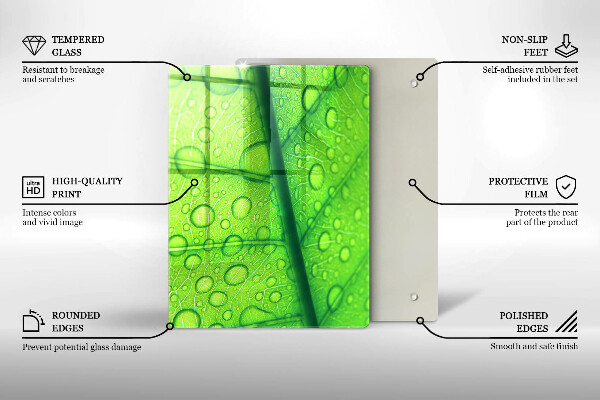 Abdeckung induktionskochfeld Nahaufnahme eines Blattes