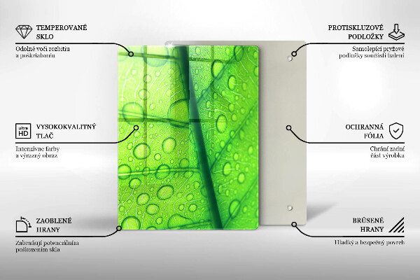 Abdeckung induktionskochfeld Nahaufnahme eines Blattes