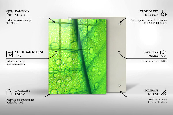 Abdeckung induktionskochfeld Nahaufnahme eines Blattes