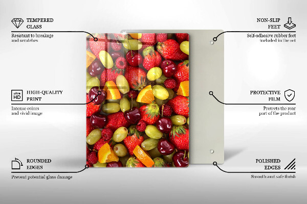 Abdeckung induktionskochfeld Sommerfrüchte
