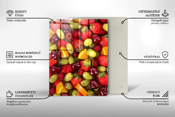 Abdeckung induktionskochfeld Sommerfrüchte