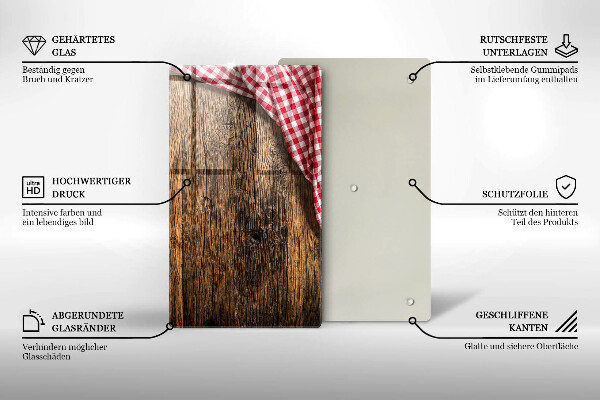 Abdeckung induktionskochfeld Holztisch