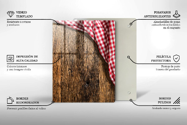 Abdeckung induktionskochfeld Holztisch