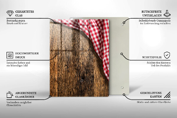Abdeckung induktionskochfeld Holztisch
