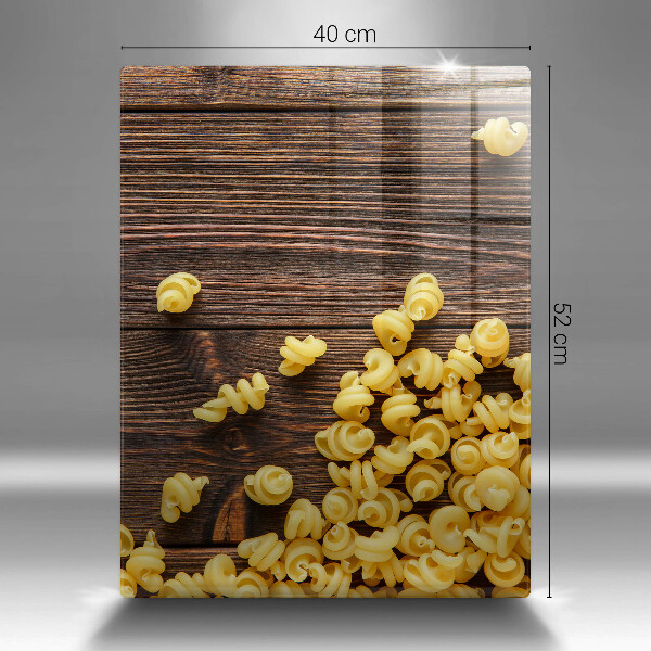 Abdeckung induktionskochfeld Nudeln auf dem Tisch