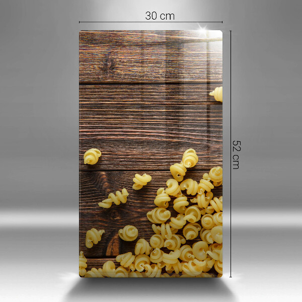 Abdeckung induktionskochfeld Nudeln auf dem Tisch