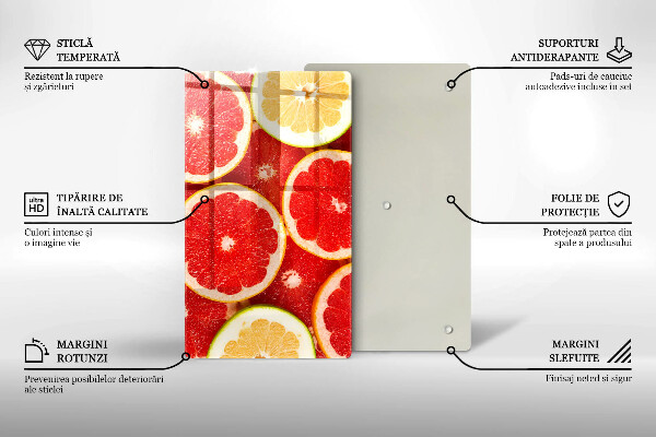 Abdeckung induktionskochfeld Grapefruitscheiben