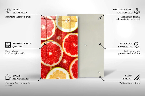 Abdeckung induktionskochfeld Grapefruitscheiben