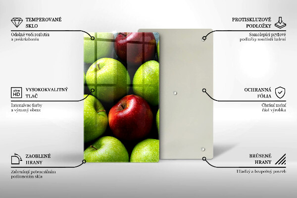 Abdeckung induktionskochfeld Saftige Äpfel