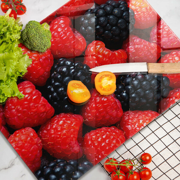 Abdeckung induktionskochfeld Himbeeren und Brombeeren