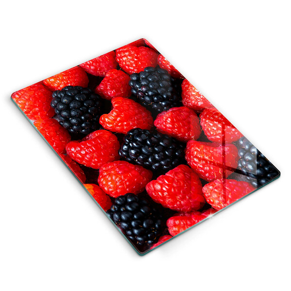 Abdeckung induktionskochfeld Himbeeren und Brombeeren