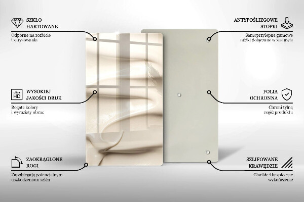 Abdeckung induktionskochfeld Cremiges Eis