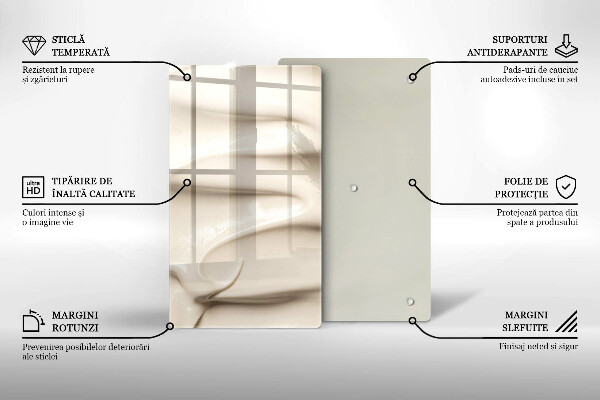 Abdeckung induktionskochfeld Cremiges Eis