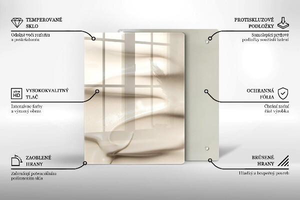 Abdeckung induktionskochfeld Cremiges Eis