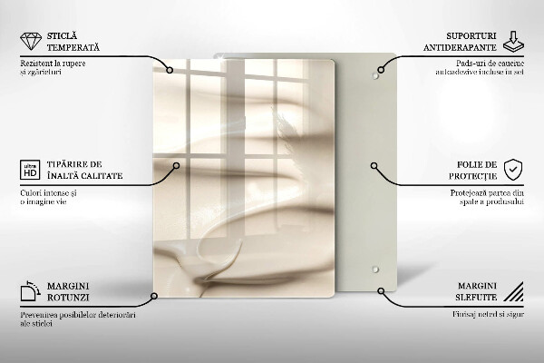 Abdeckung induktionskochfeld Cremiges Eis