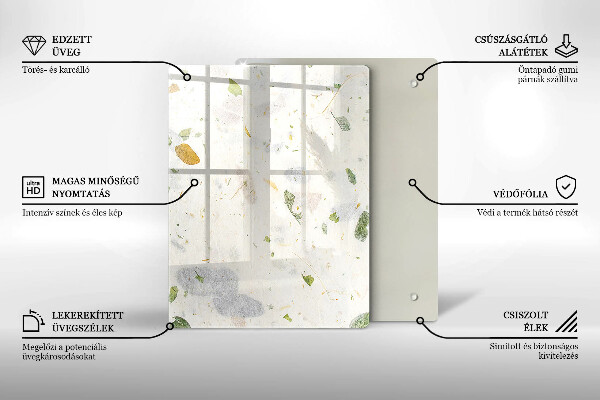 Abdeckung induktionskochfeld Fallende Blätter