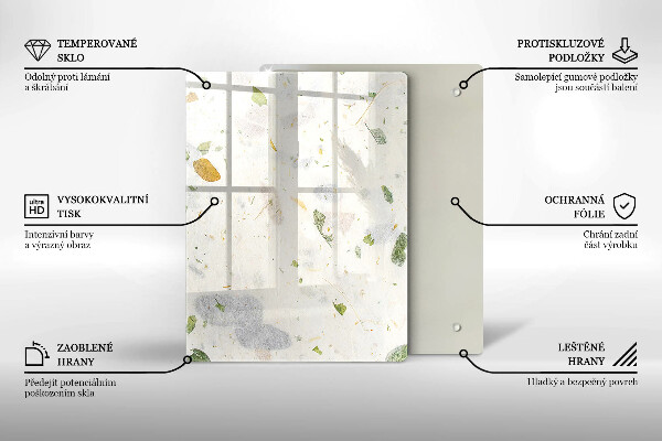 Abdeckung induktionskochfeld Fallende Blätter