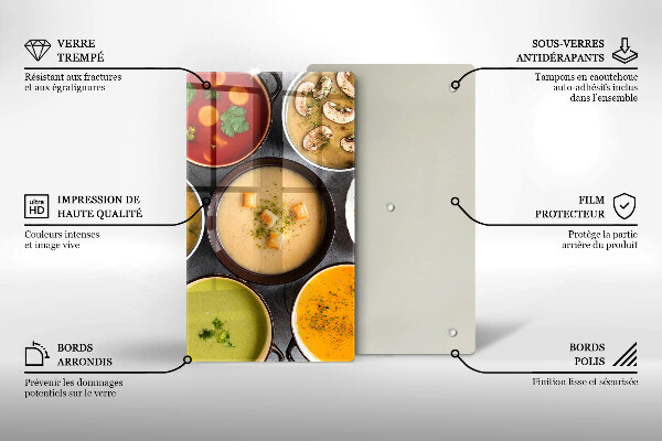 Abdeckung induktionskochfeld Bunte Suppen
