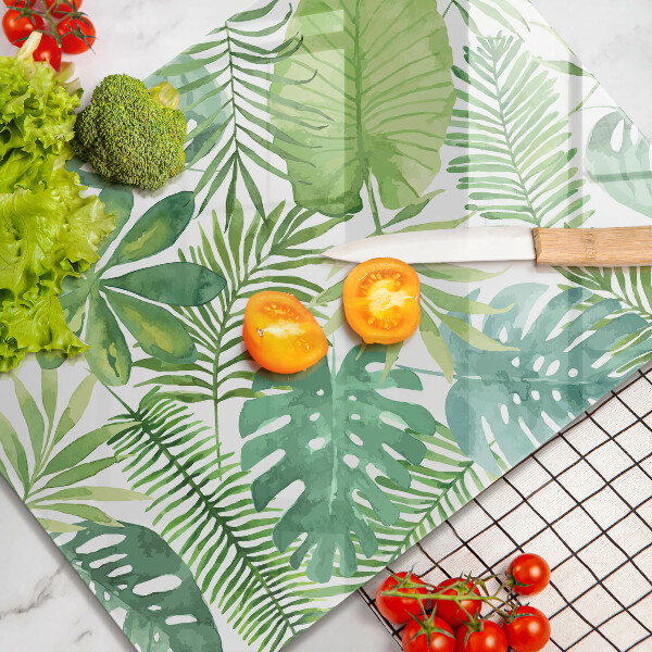 Herd abdeckplatte Aquarell-Boho-Blätter