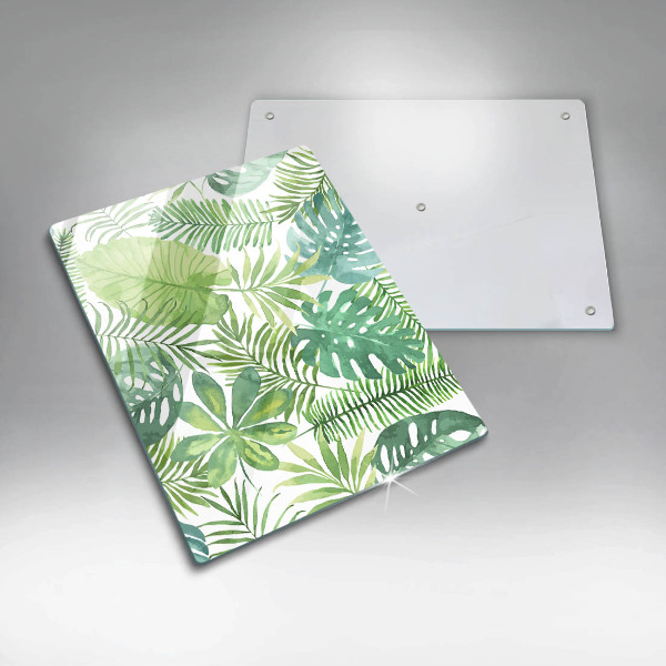 Herd abdeckplatte Aquarell-Boho-Blätter