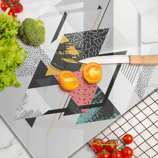 Herd abdeckplatte Abstrakte Dreiecke