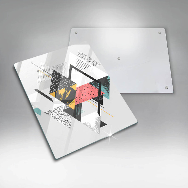 Herd abdeckplatte Abstrakte Dreiecke