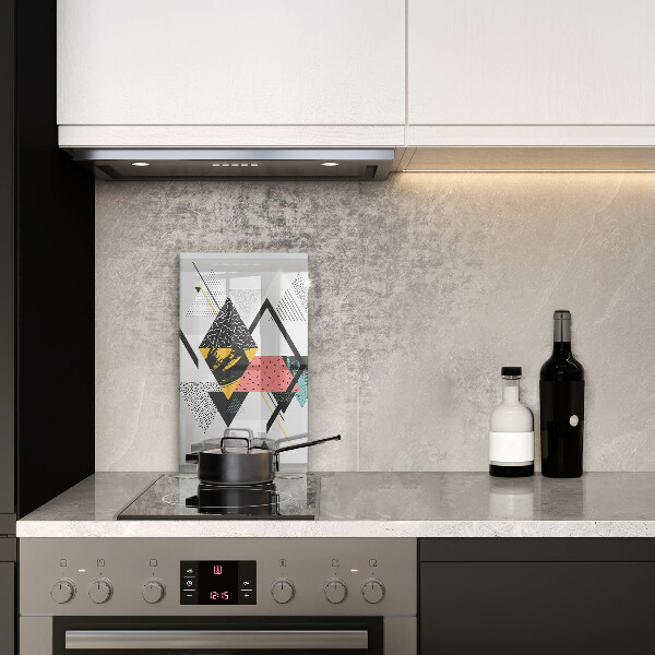 Herd abdeckplatte Abstrakte Dreiecke