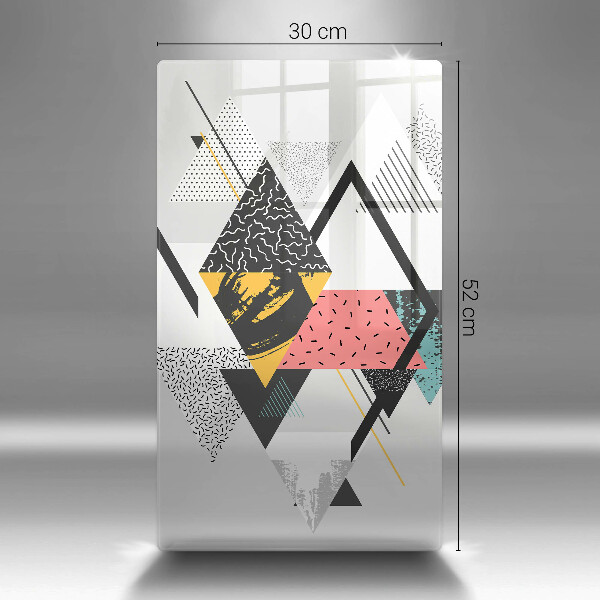 Herd abdeckplatte Abstrakte Dreiecke