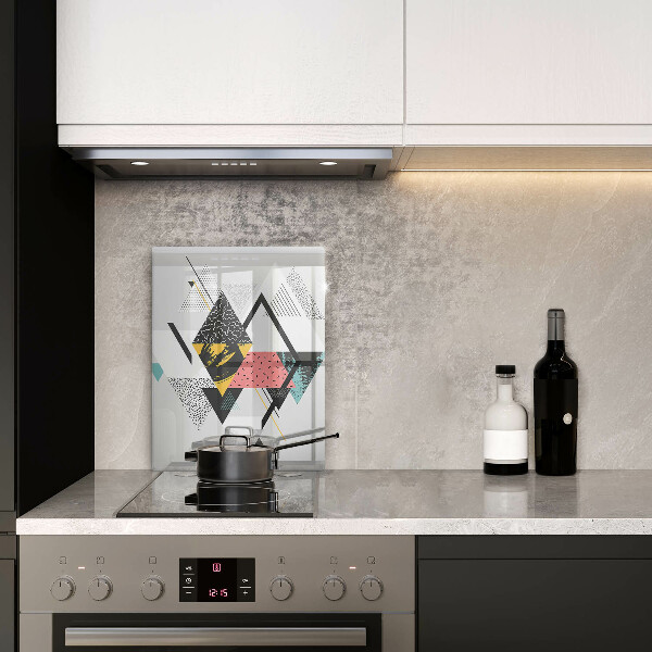 Herd abdeckplatte Abstrakte Dreiecke