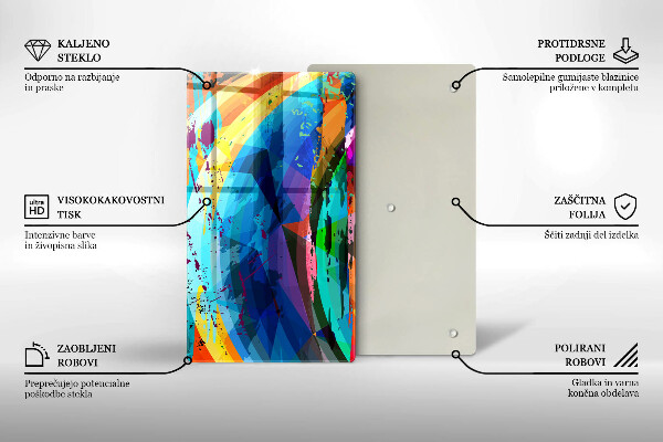 Herd abdeckplatte Bunte Farbflecken