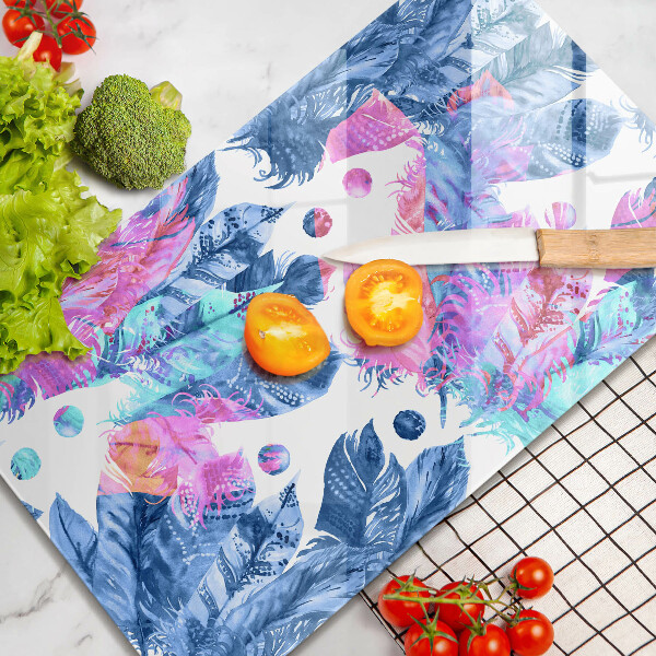 Herd abdeckplatte Federn-Boho-Illustration