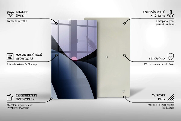 Herd abdeckplatte Abstrakte Formen