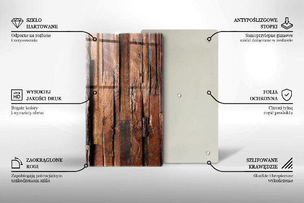 Herd abdeckplatte Dekorative Holzbretter