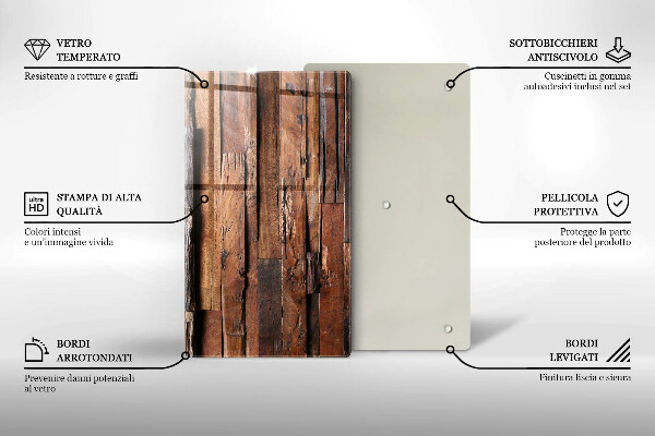 Herd abdeckplatte Dekorative Holzbretter