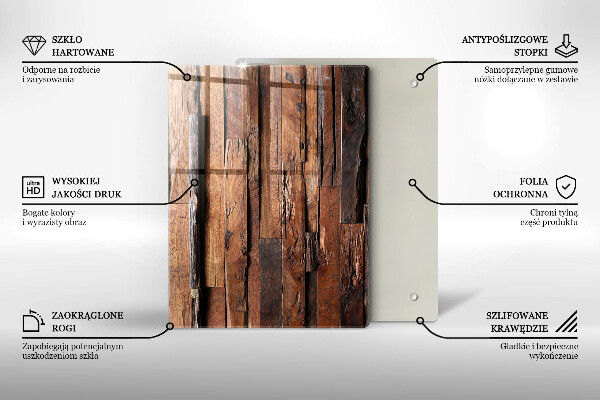 Herd abdeckplatte Dekorative Holzbretter