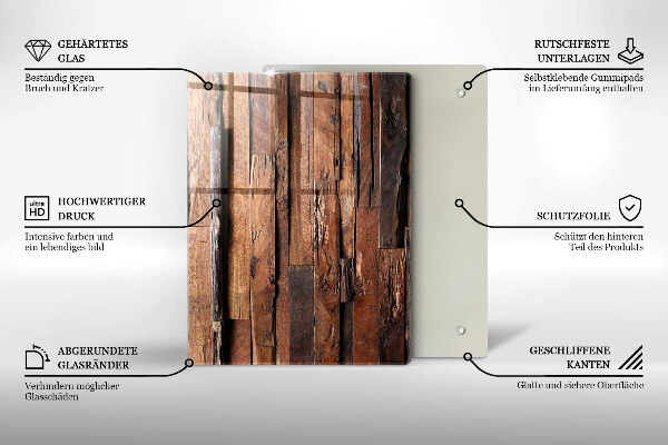 Herd abdeckplatte Dekorative Holzbretter