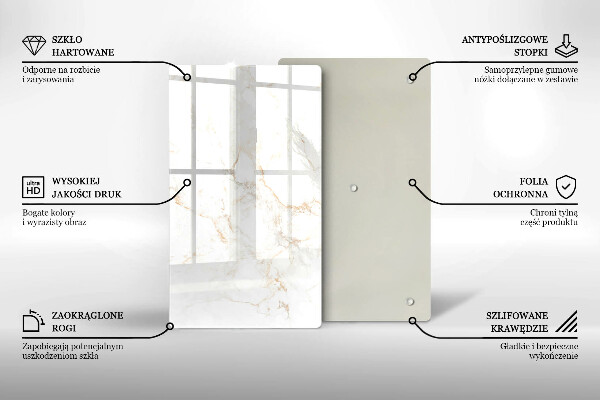 Herd abdeckplatte Eleganter Marmorstein