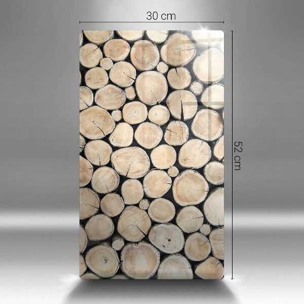 Herd abdeckplatte Baumstämme aus Holz