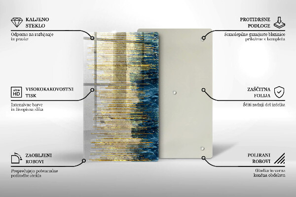 Herd abdeckplatte Designer-Abstraktion