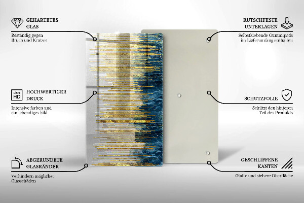 Herd abdeckplatte Designer-Abstraktion